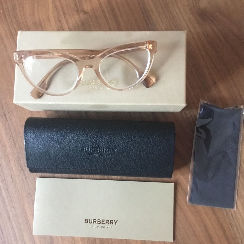 Burberry Eyeglasses BE2311 3358 51mm Transparent Peach / Lens - Picture 8 of 8
